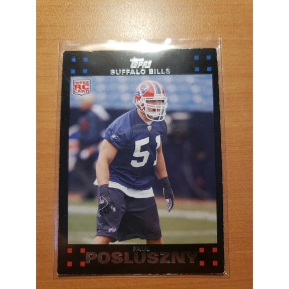 2007 Topps #11/12 Paul Posluszny - Rookie - Buffalo Bills - NFL - Picture 1 of 2